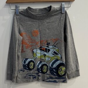 Carter's Gray Space Adventure Long Sleeve Tee